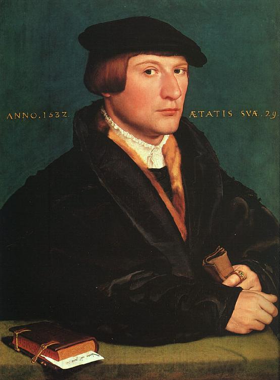 Hans Holbein Portrait of a Member of the Wedigh Family Germany oil painting art